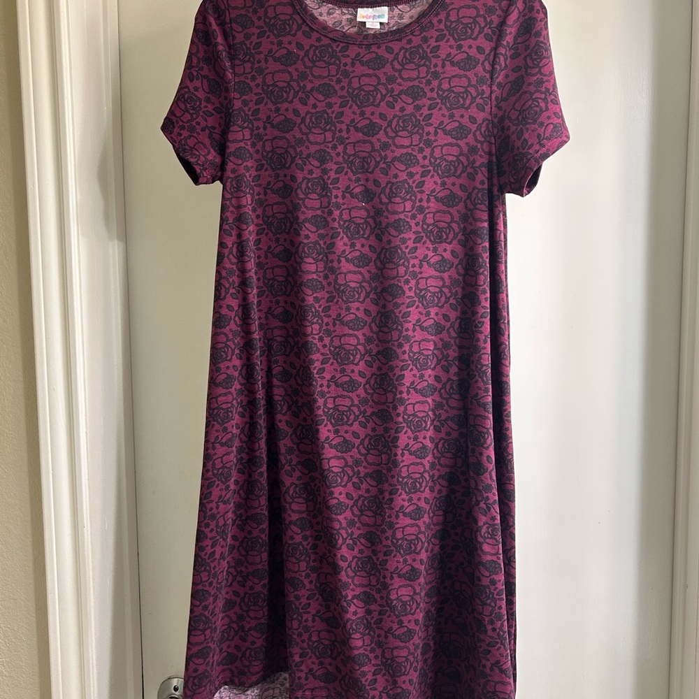 LuLaRoe Purple Patterned Dress